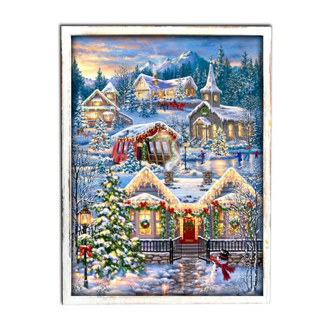 Christmas Lighted Print by Glow Decor (4 Designs)