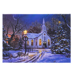 Winter Scene Table Top Lit Wall Art by Oak Street Wholesale (13 Styles)