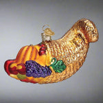 Cornucopia Glass Ornament