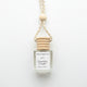 A 8 ml reed diffuser bottle by Gallatin Candle Co. in the scent Country Crush, featuring a clear glass bottle with a white label, a wooden cap, and a braided rope handle with a wooden bead, styled on a white background