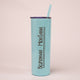 Bozeman Montana Dots Skinny Tumbler by Montana Gift Corral