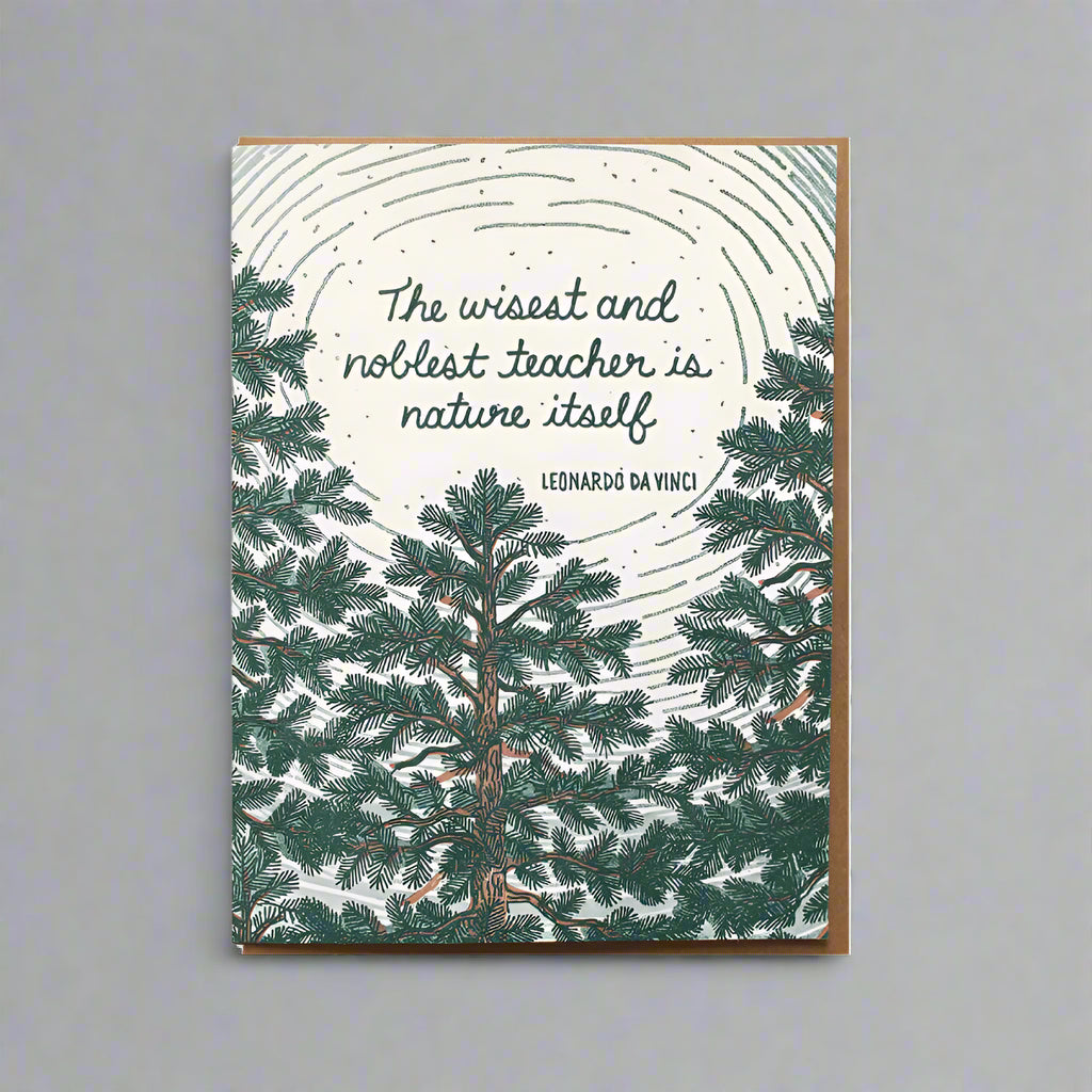 DaVinci Quote Greeting Card