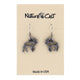 Dangle Cutout Moose Earrings