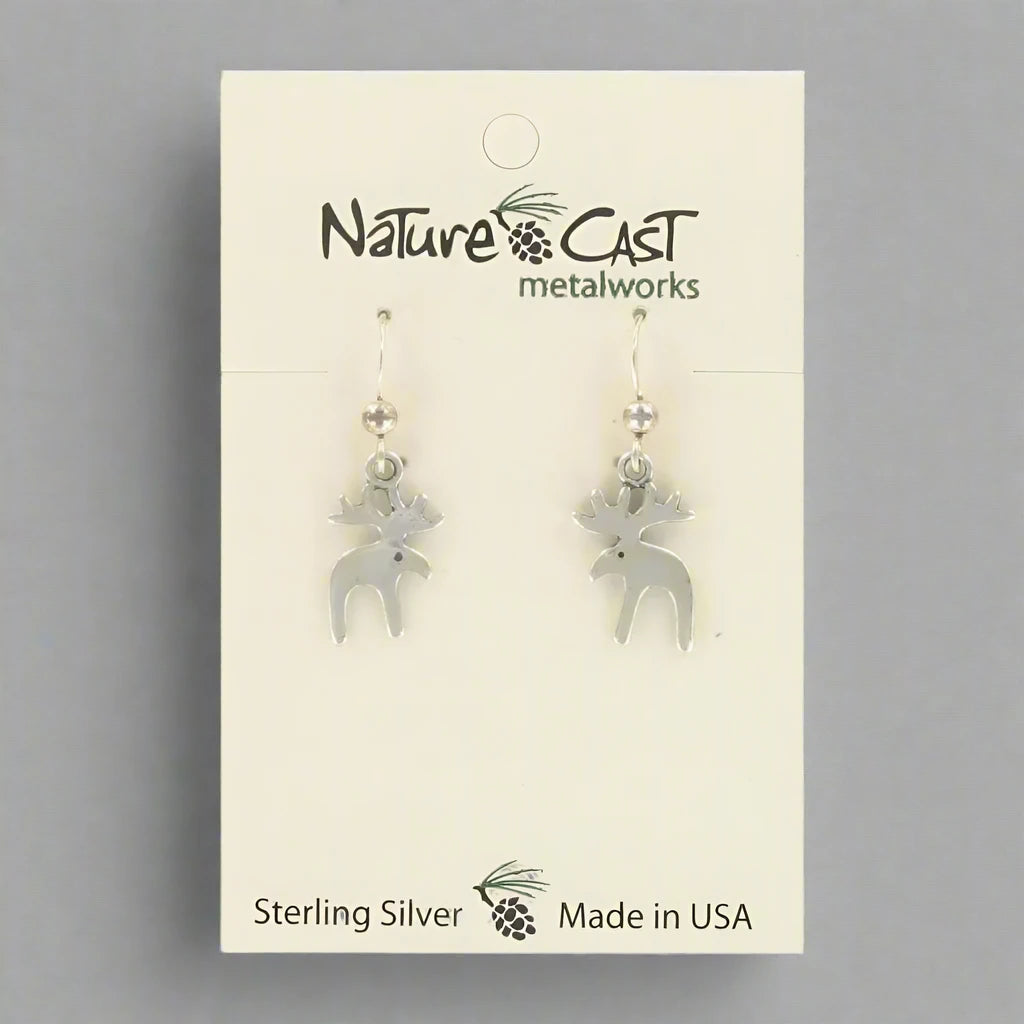 Wildlife Dangle Earrings by Nature Cast Metalworks (29 Styles)