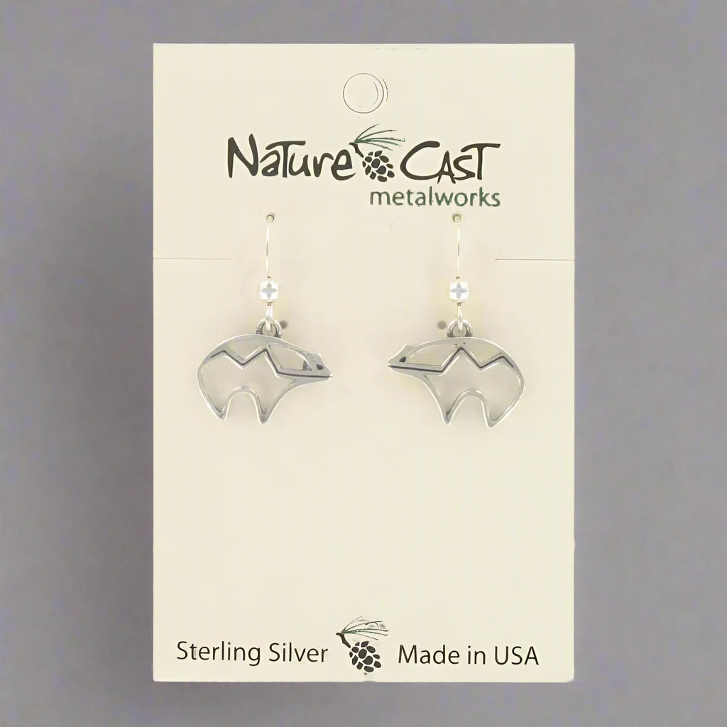 Wildlife Dangle Earrings by Nature Cast Metalworks (29 Styles)