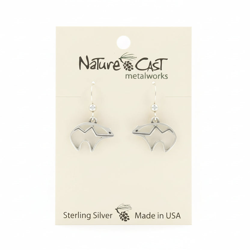 Wildlife Dangle Earrings by Nature Cast Metalworks (29 Styles)