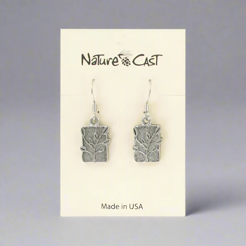 Nature Dangle Earrings by Nature Cast Metalworks (15 Styles)
