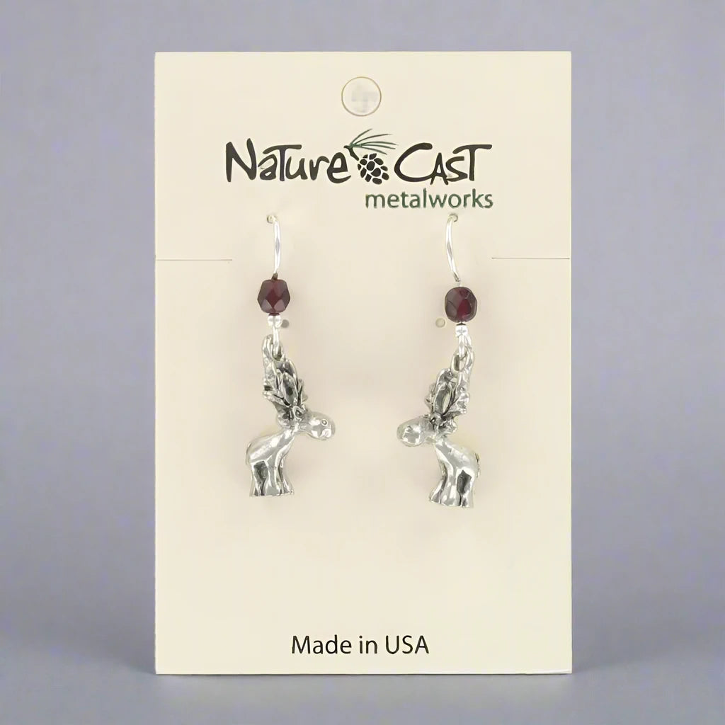 Wildlife Dangle Earrings by Nature Cast Metalworks (29 Styles)