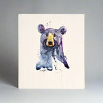 Dean Crouser Black Bear Biodegradable Dish Cloth - single
