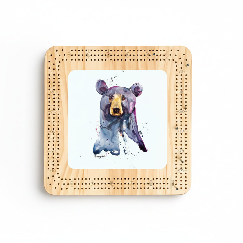 Dean Crouser Black Bear Cribbage Board Game