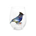 Dean Crouser Blue Jay Stemless Wine Glass