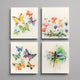 Dean Crouser Butterflies Biodegradable Dish Cloths - set of 4