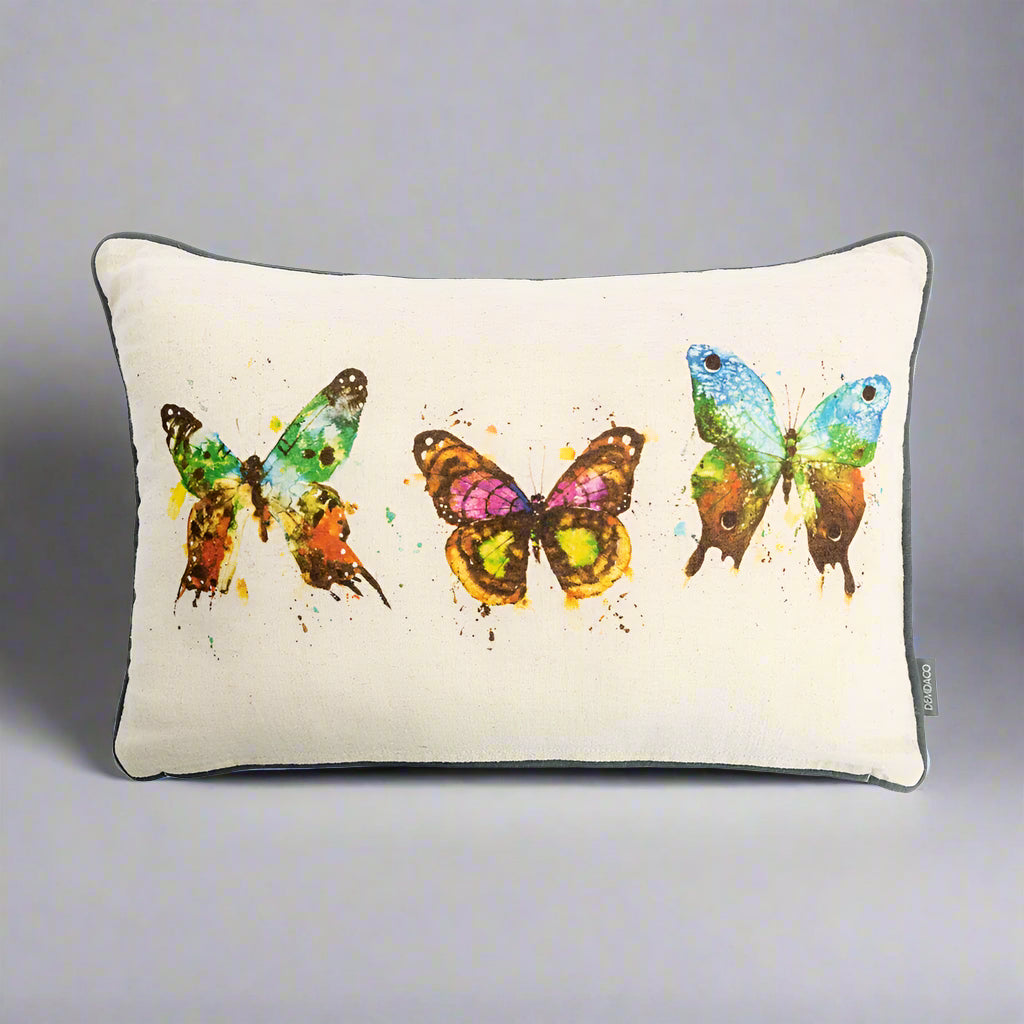 Dean Crouser Butterfly Friends Lumbar Pillow by Demdaco