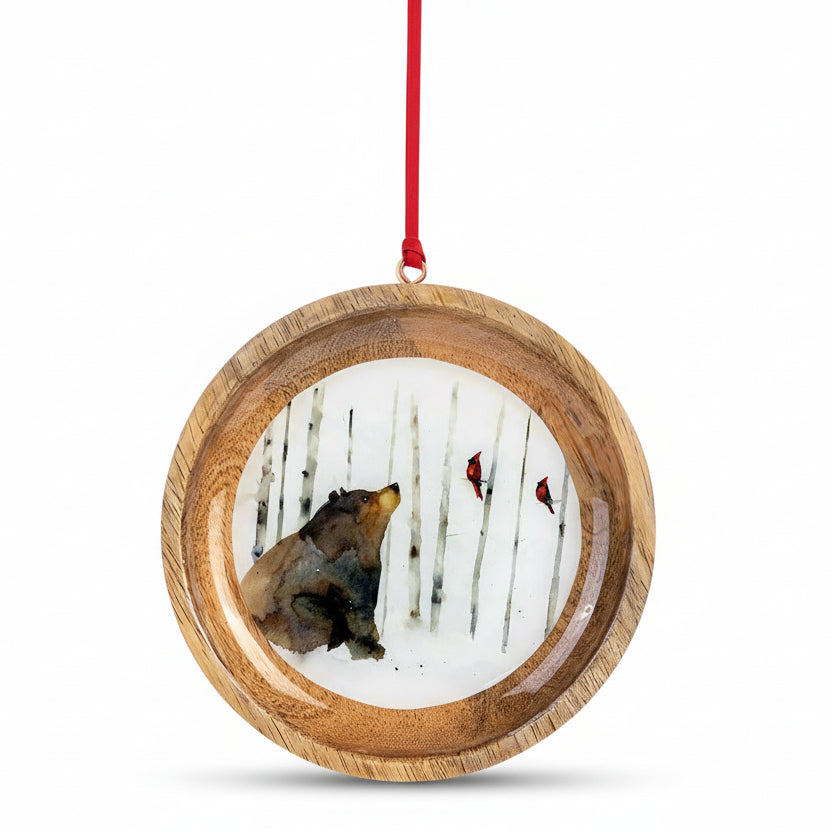 Dean Crouser Friends in the Woods Wood Ornament