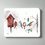 Dean Crouser Friends on Holly Branch Gift Puzzle