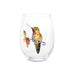 Dean Crouser Green Hummingbird Stemless Wine Glass