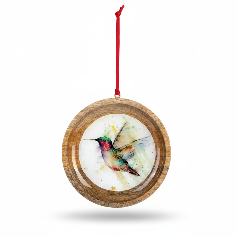 Dean Crouser Hummingbird Wood Ornament
