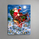 Christmas Lighted Print by Glow Decor (4 Designs)
