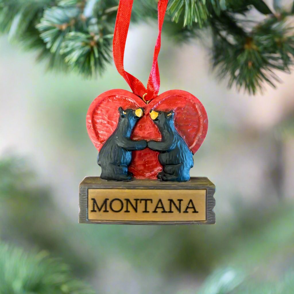 Bearfoots Magnetic Montana Ornament by Jeff Fleming (24 Styles)