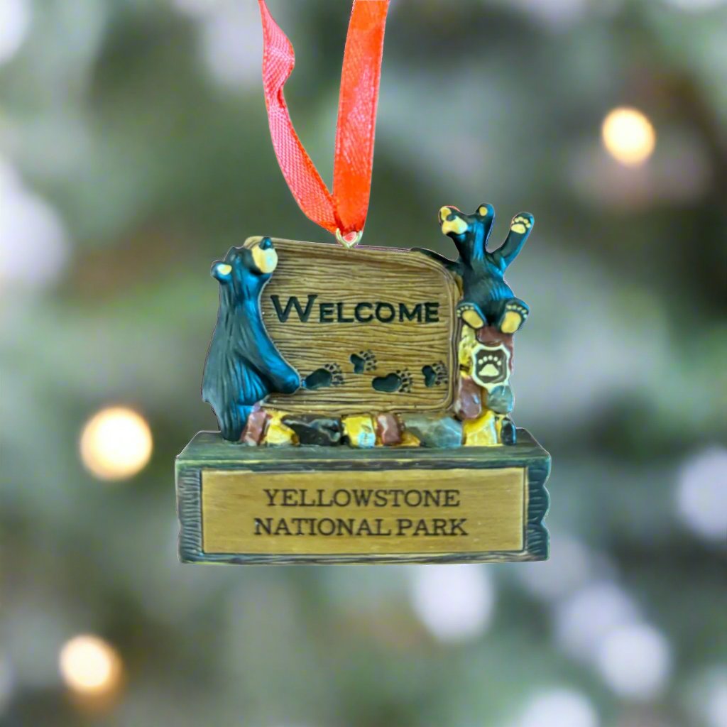 Bearfoots Magnetic Montana Ornament by Jeff Fleming (24 Styles)
