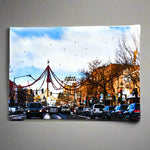 Downtown Bozeman Table Top Lit Art