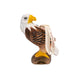 Eagle Hand Carved Wood Ornament