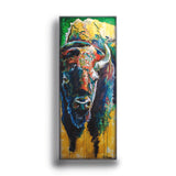 Ed Anderson Jewel Tones Bison Metal Box Wall Art by Meissenburg Designs