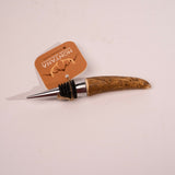 Elk Antler Tip Wine Bottle Stopper by Montana Antler Mercantile