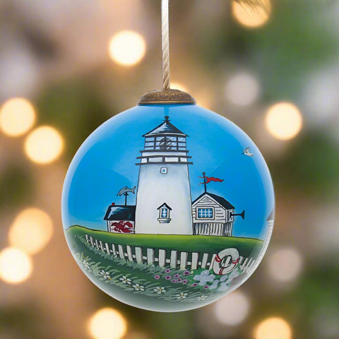 Ellen Stouffer Coastal Lighthouse Ornament