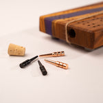 Epoxy and Hardwood Cribbage Board by Herdbull Woodworking