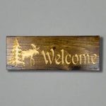 Wood Welcome Sign by Knotty Pine Woodworks (7 Styles)