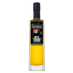Bottle of Olivelle Fiesta Spice infused olive oil on a white background