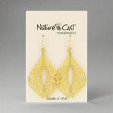 Abstract Dangle Earrings by Nature Cast Metalworks (9 Styles)