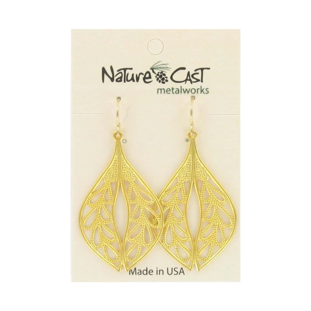 Abstract Dangle Earrings by Nature Cast Metalworks (9 Styles)