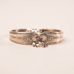 Flower and Butterfly Dangle Spoon Handle Bracelet by Girl Ran Away with the Spoon