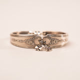 Flower and Butterfly Dangle Spoon Handle Bracelet by Girl Ran Away with the Spoon