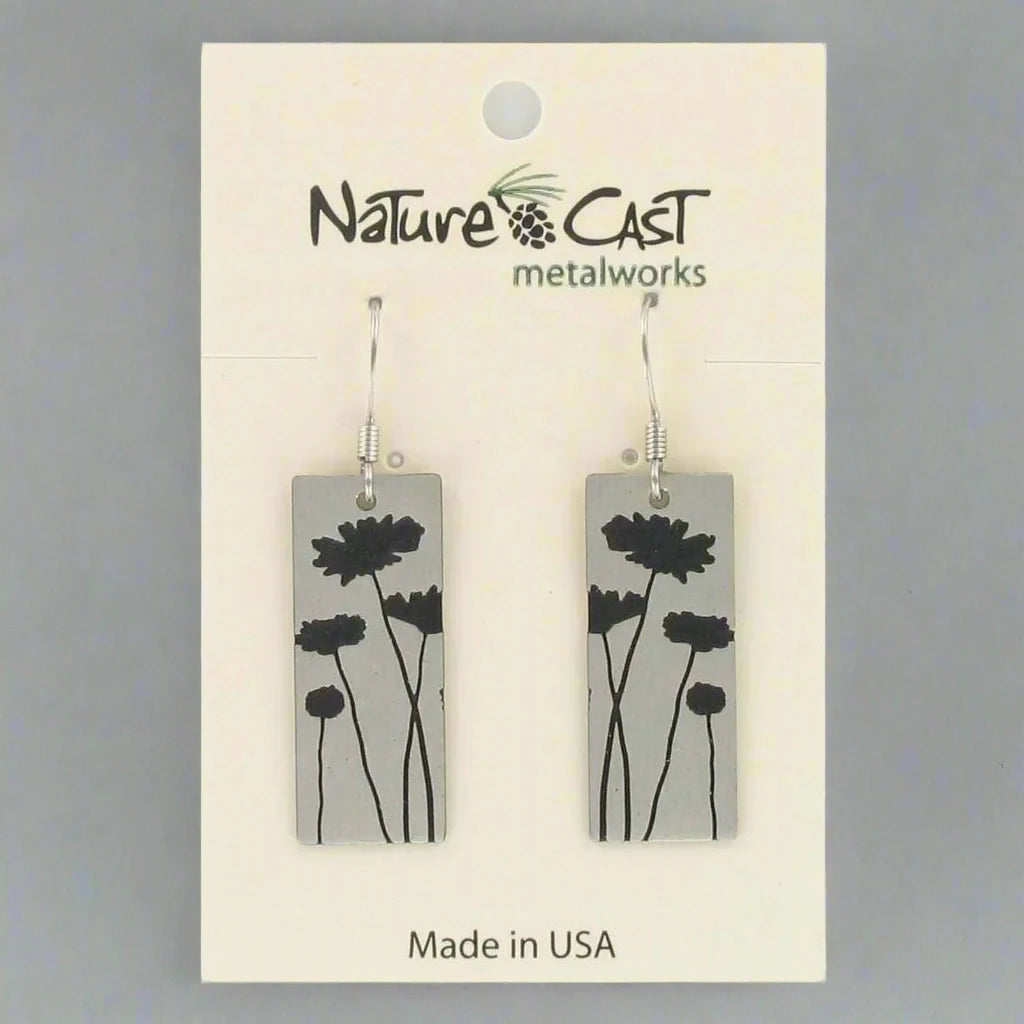 Nature Dangle Earrings by Nature Cast Metalworks (15 Styles)