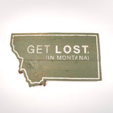 Get Lost Barnwood Sign by Salvage Signs
