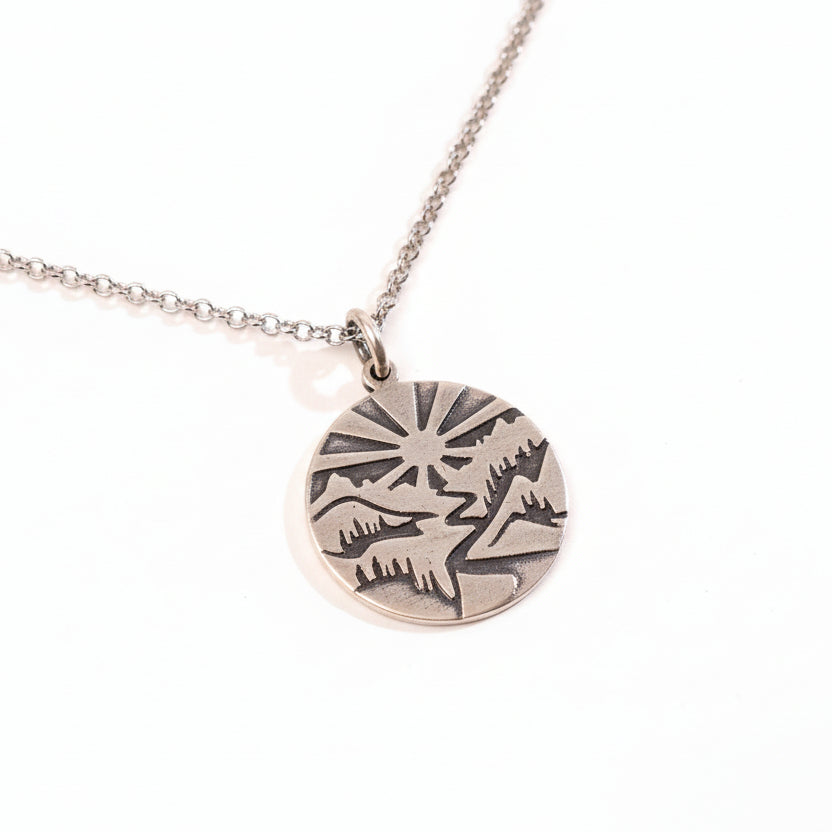 Going to the Sun Necklace by Daphne Lorna