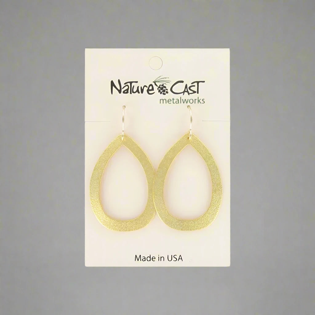 Abstract Dangle Earrings by Nature Cast Metalworks (9 Styles)