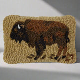 Golden Buffalo Pillow