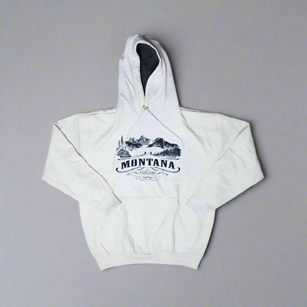 Ash It's a Wonderful Mountain Montana Hoodie by Prairie Mountain