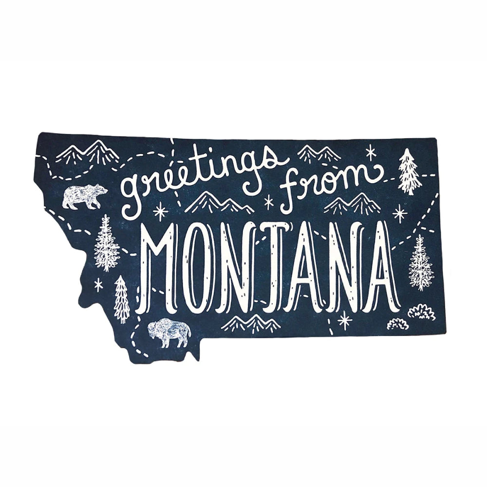 Greetings from Montana Post Card