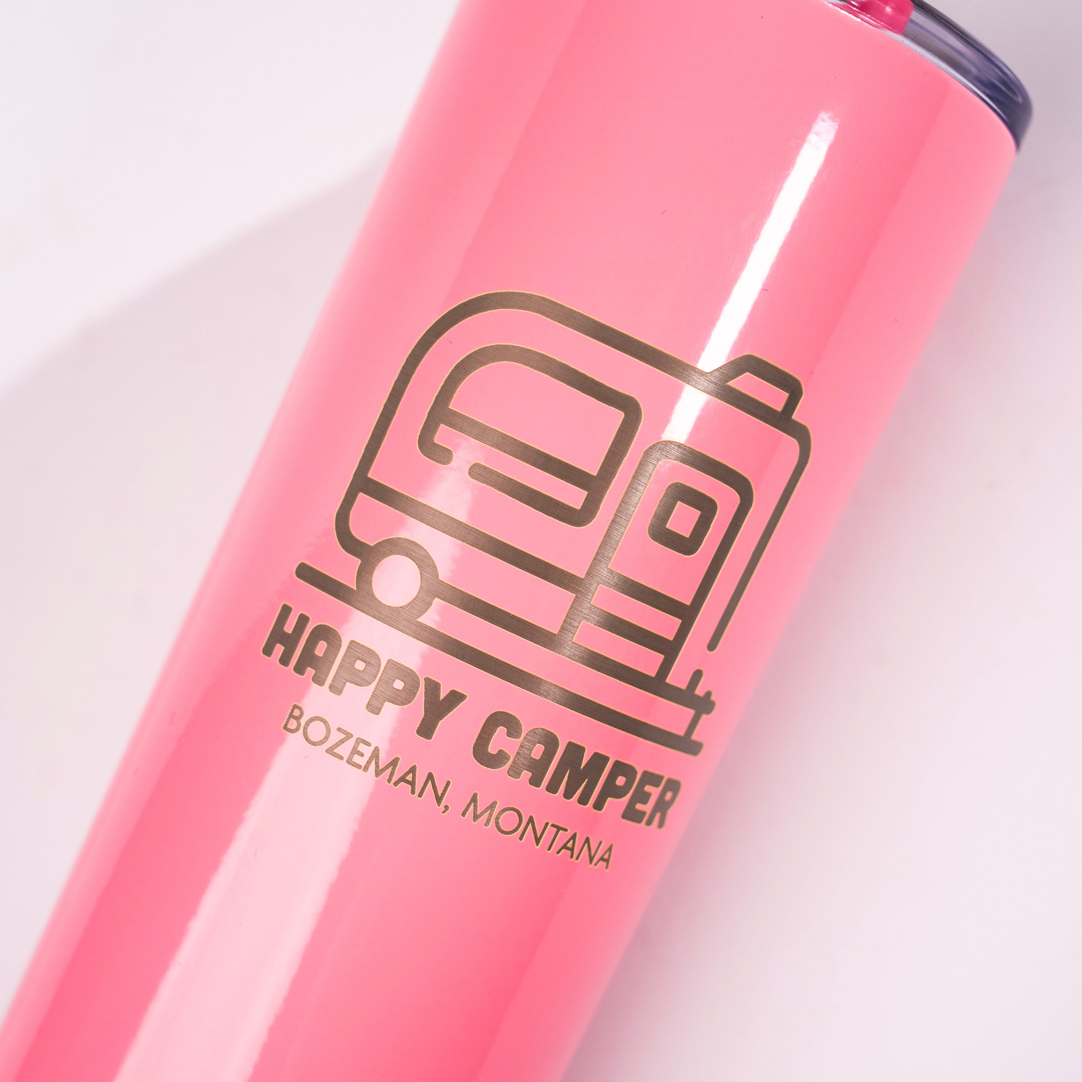 Happy Camper Bozeman Skinny Tumbler by Montana Gift Corral