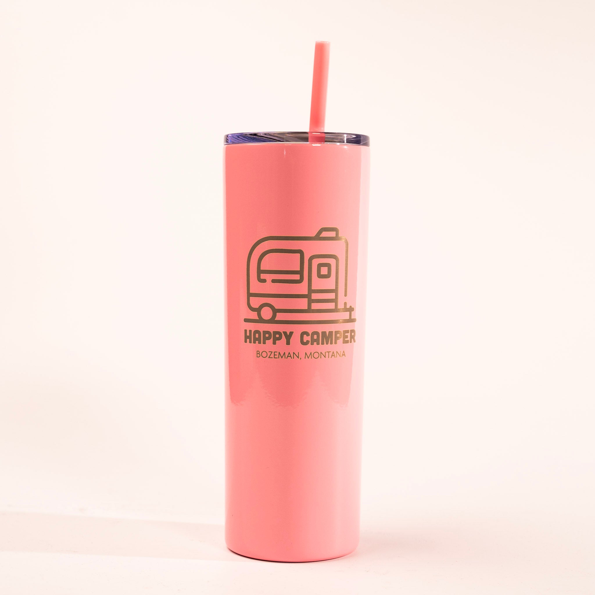 Happy Camper Bozeman Skinny Tumbler by Montana Gift Corral