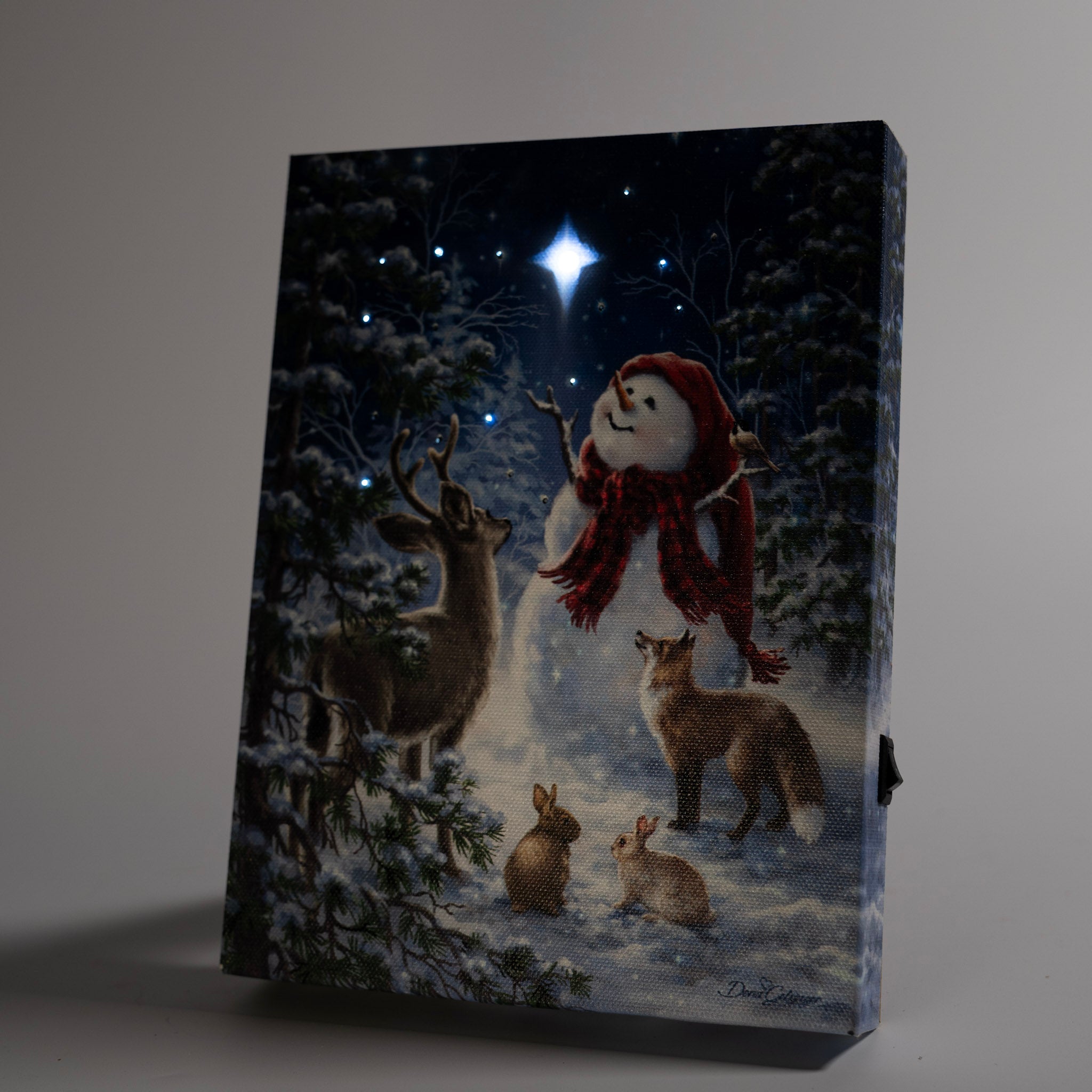 Heaven and Nature Sing Mini Lighted Easel Back Print - on