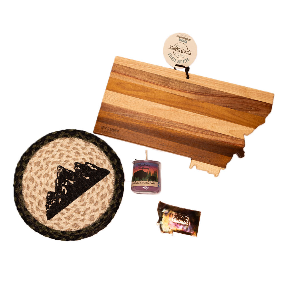 Home Gift Basket - flatlay