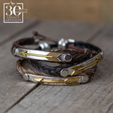 Horse Hair Adjustable Arrow Bracelet by Cowboy Collectibles