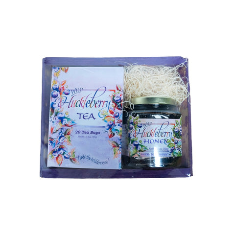 Huckleberry Honey and Tea Gift Box