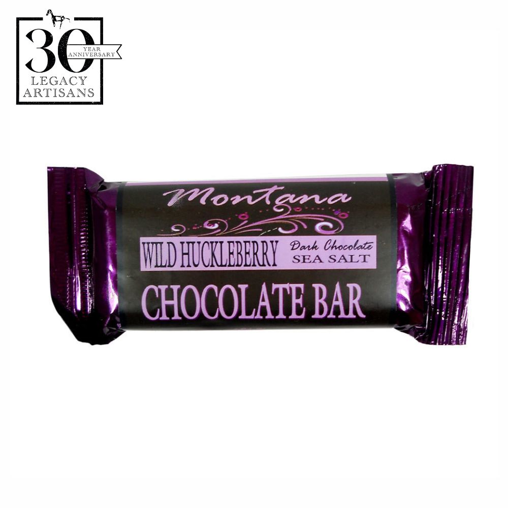 Huckleberry Sea Salt Dark Chocolate Bar by Huckleberry People